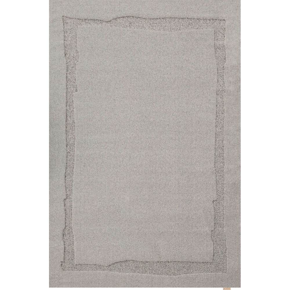 Sivý vlnený koberec 160x230 cm Morphic Rocca – Agnella