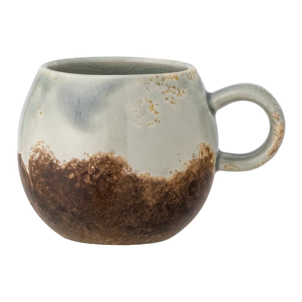 Sivý/hnedý keramický hrnček 280 ml Paula – Bloomingville