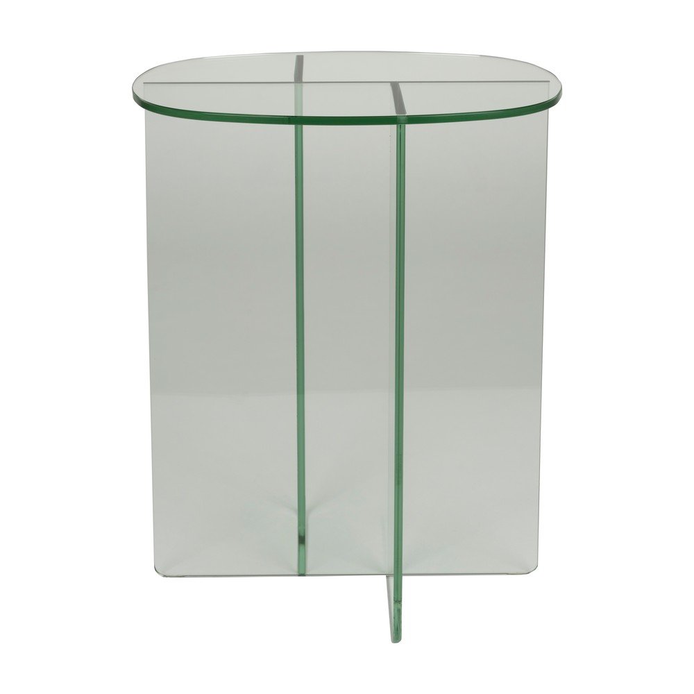 Sklenený odkladací stolík 30x40 cm Linea – Zuiver