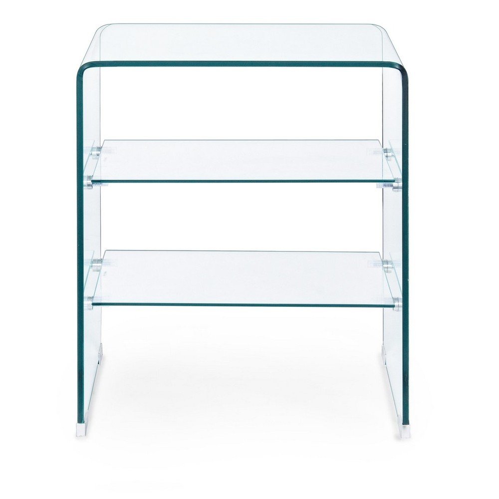 Sklenený odkladací stolík 40x50 cm Iride – Bizzotto