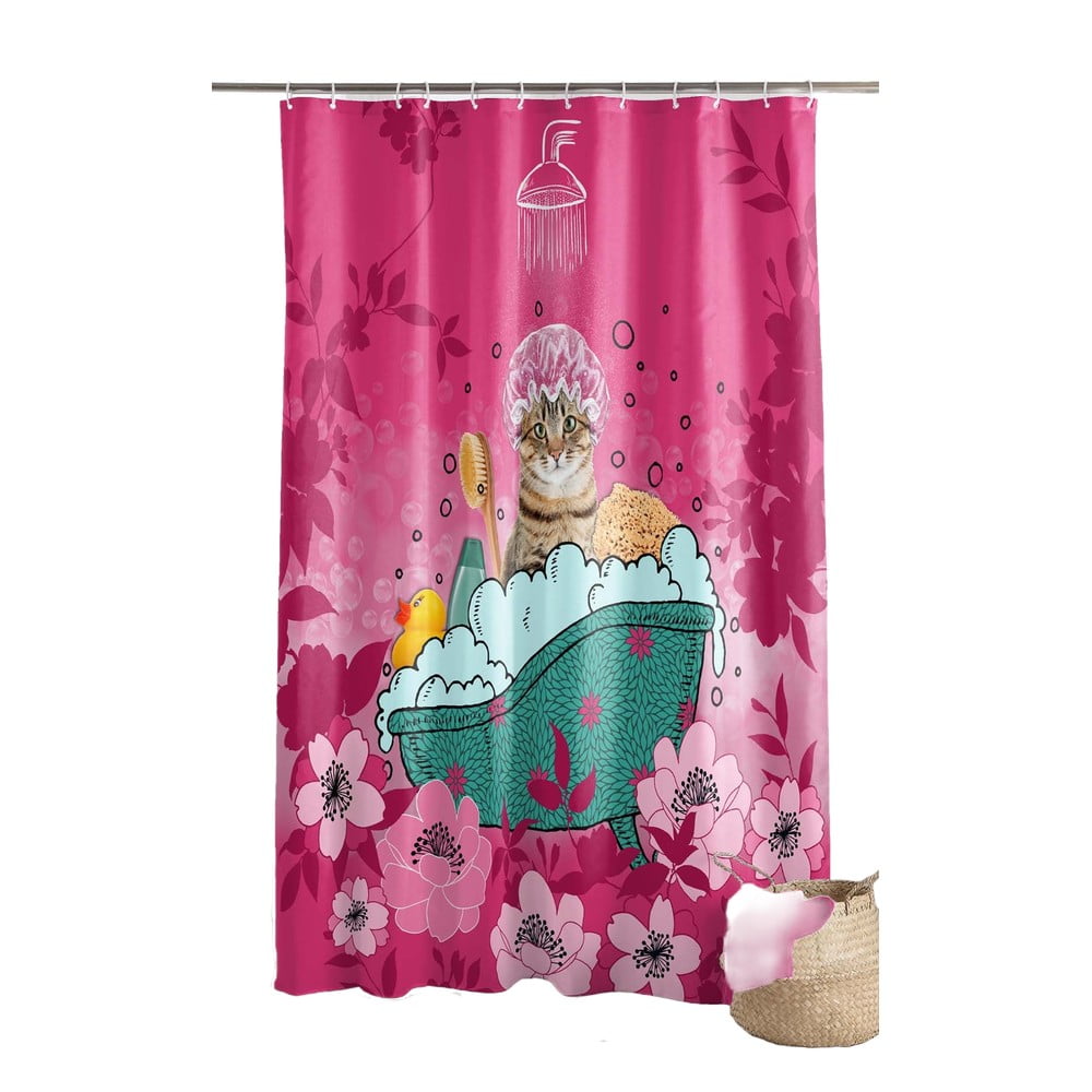 Sprchový záves 180x200 cm Chatibulle – douceur d'intérieur