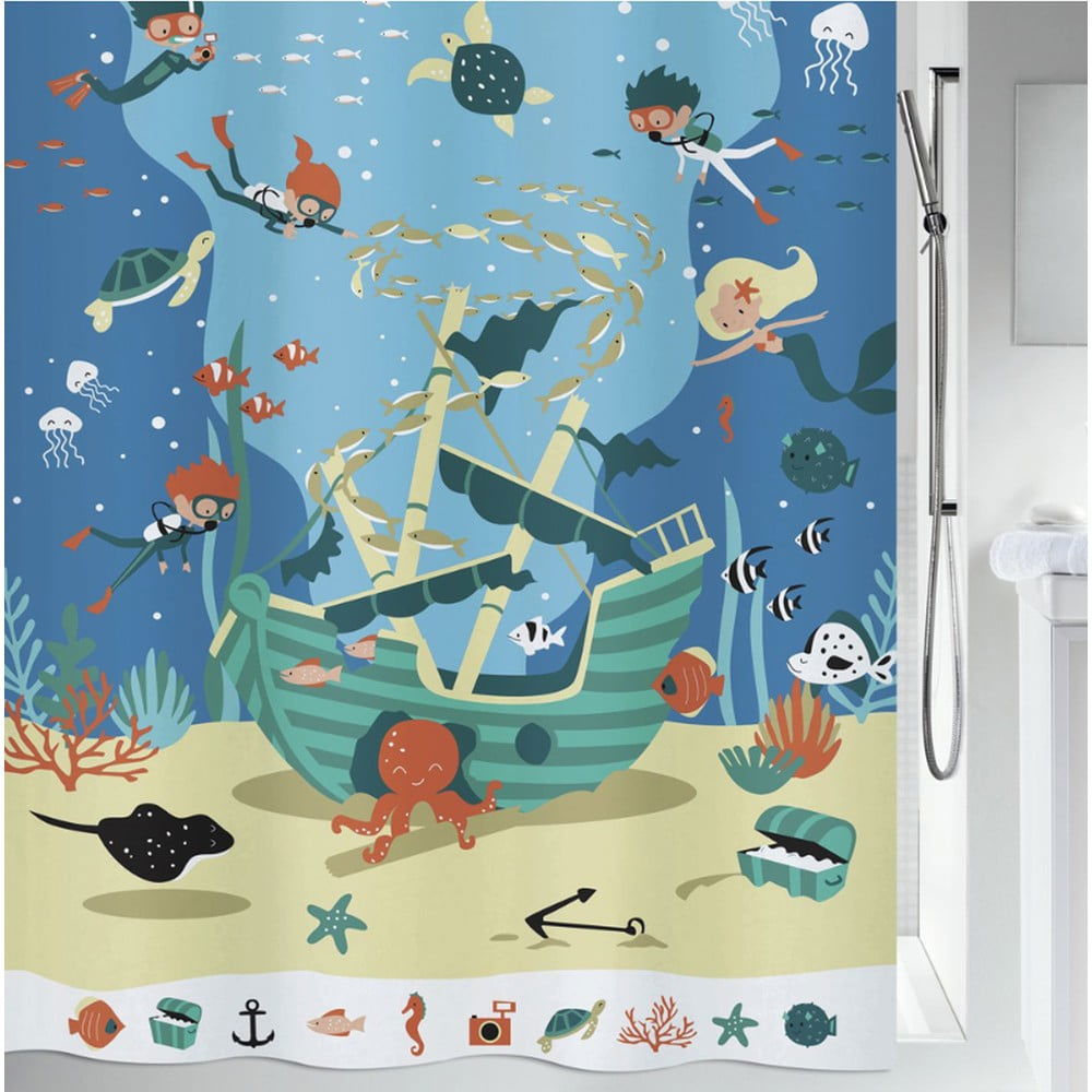 Sprchový záves 180x200 cm Pirates – Spirella