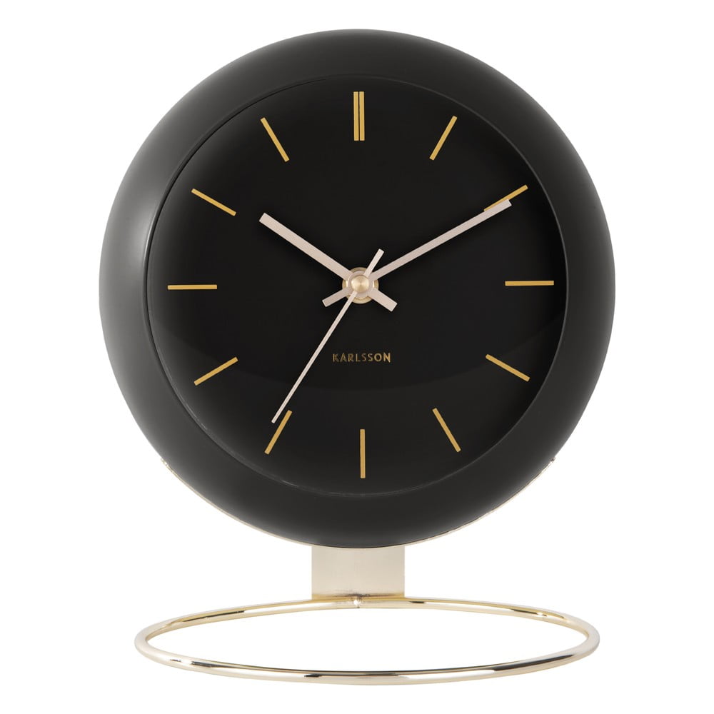 Stolové hodiny ø 21 cm Globe – Karlsson