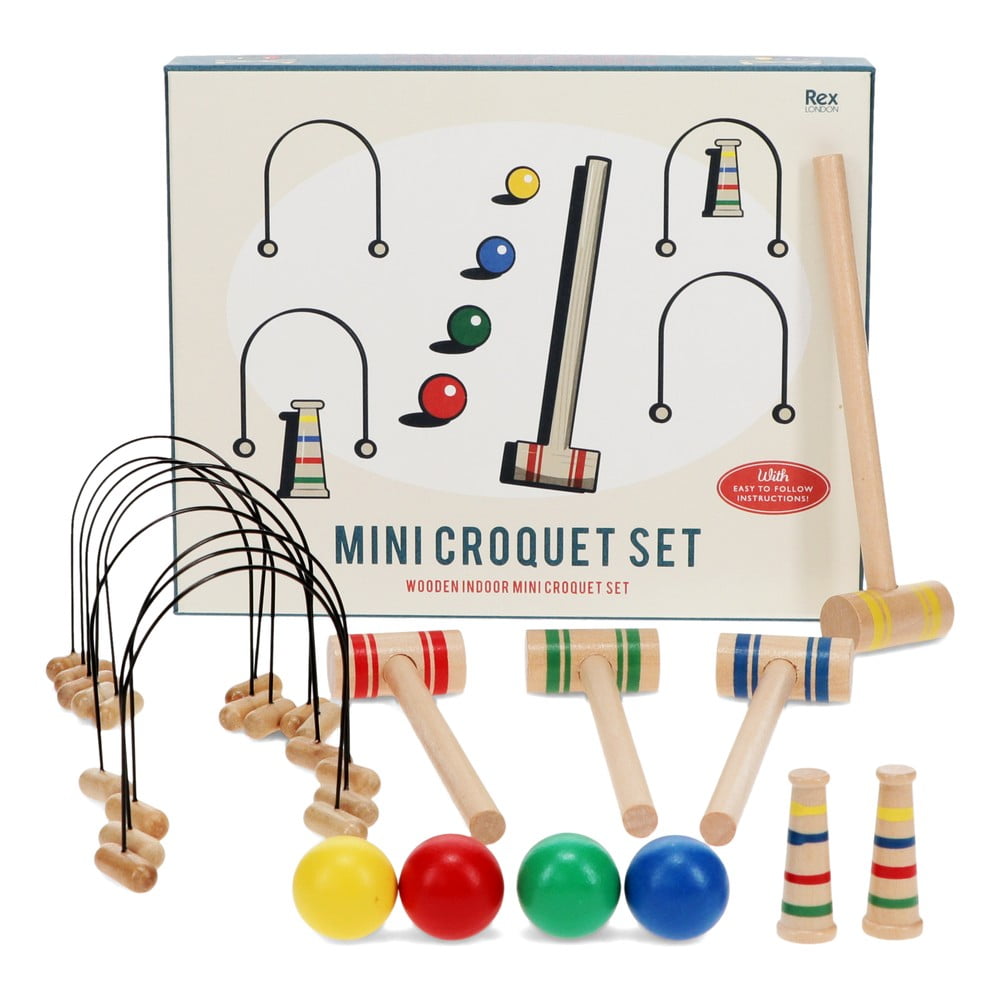 Stolový  kroket Mini Croquet Set – Rex London