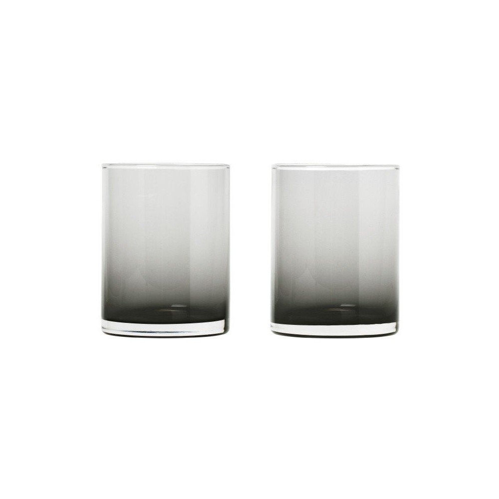 Súprava 2 čiernych pohárov Blomus Mera, 220 ml