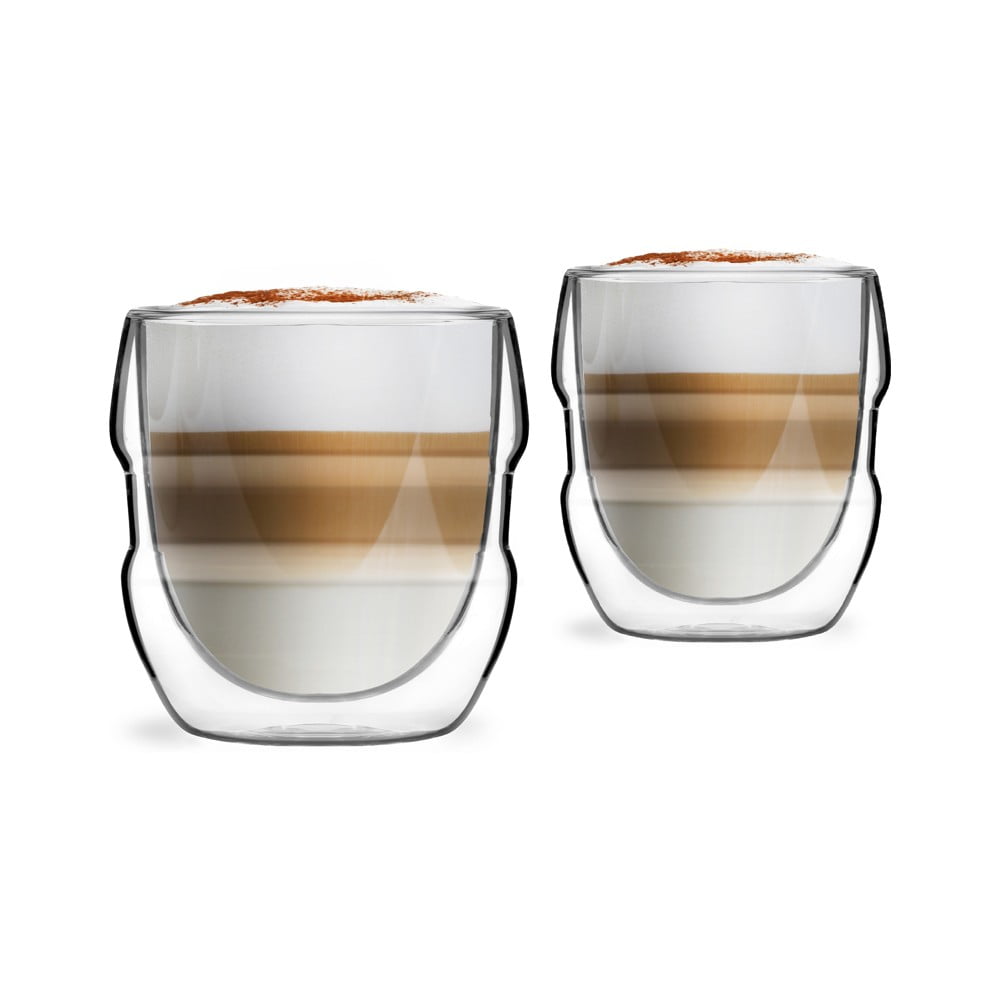 Súprava 2 dvojstenných pohárov Vialli Design Sferico, 250 ml