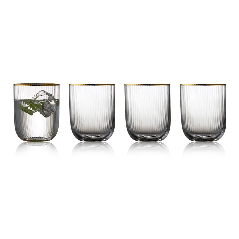 Súprava 4 pohárov Lyngby Glas Palermo, 350 ml