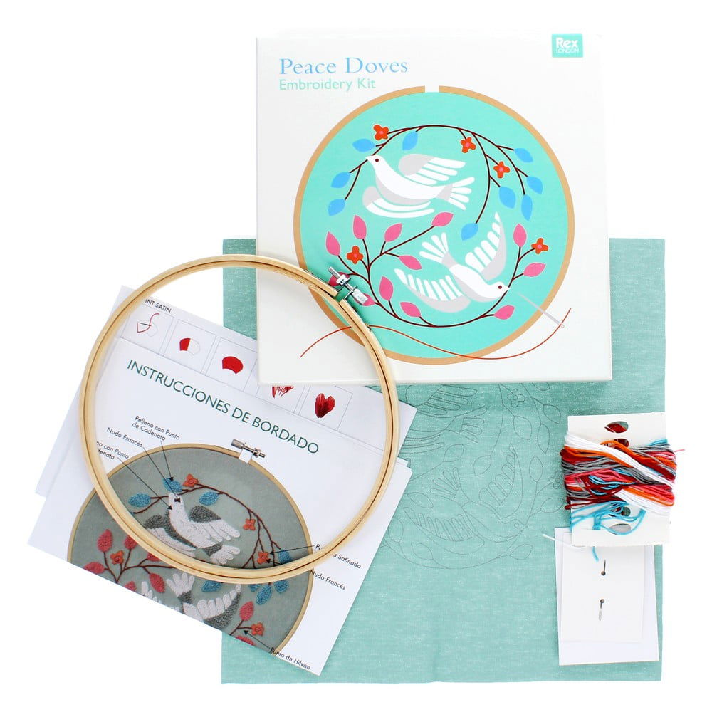 Súprava na vyšívanie Peace Doves – Rex London