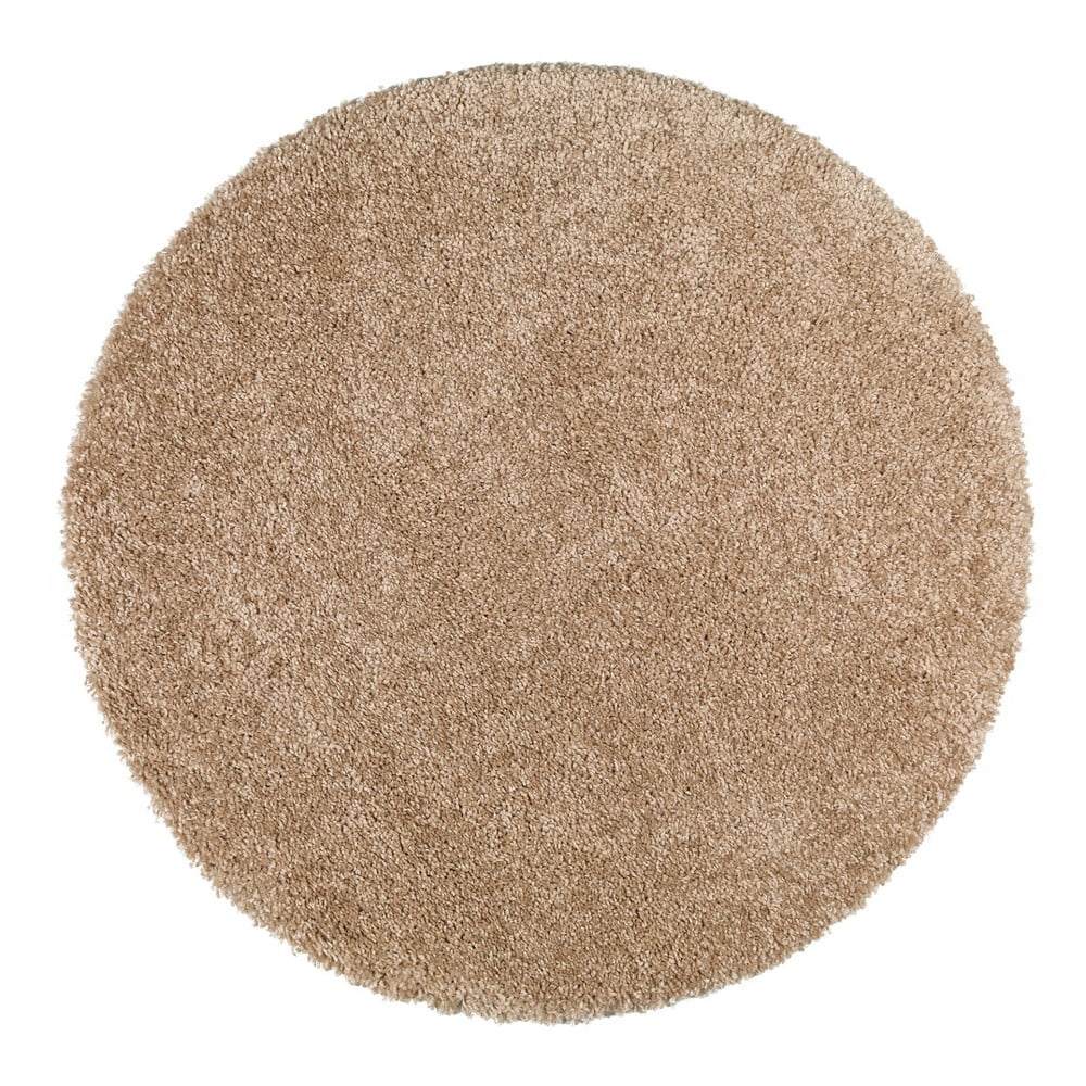 Svetlohnedý koberec Universal Aqua Liso, ø 80 cm