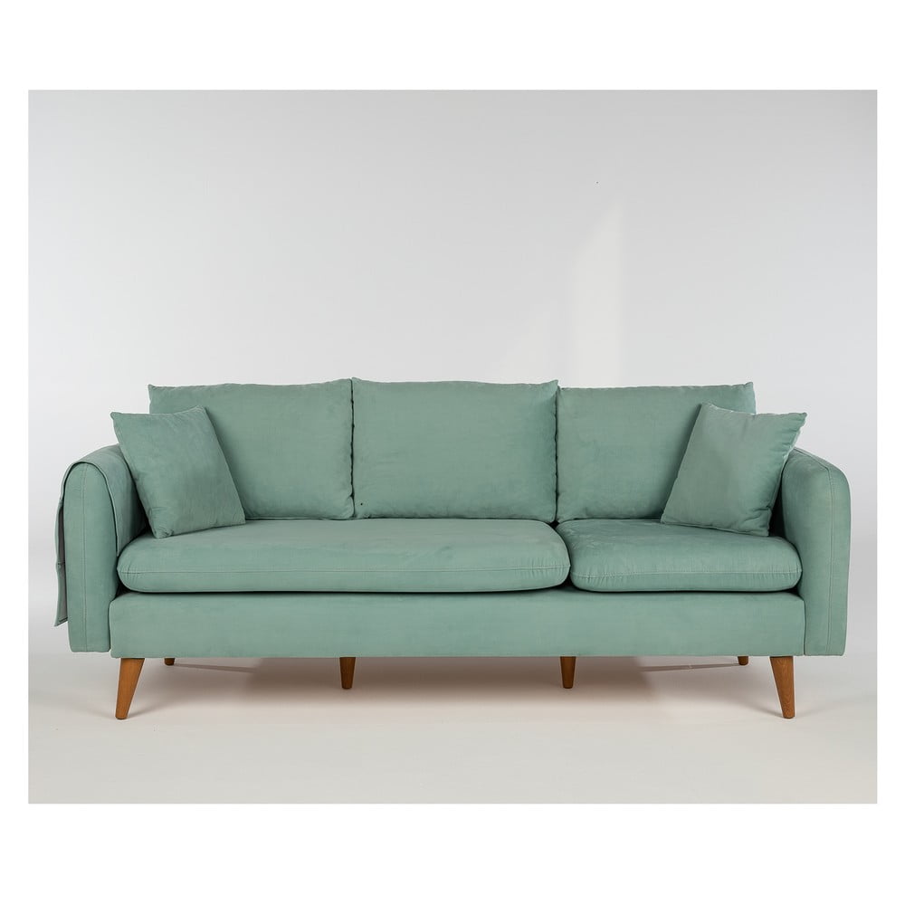 Svetlomodrá pohovka 215 cm Sofia – Balcab Home