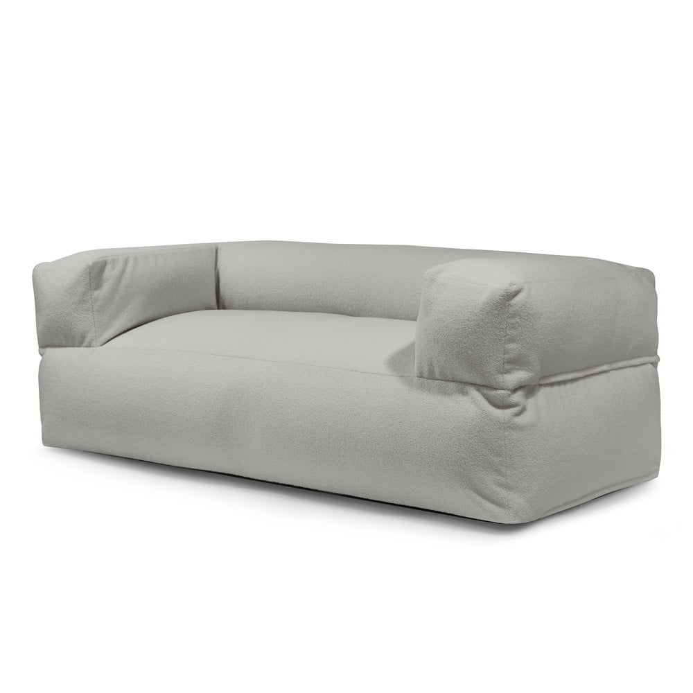 Svetlosivý sedací vak z textílie buklé Sofa MooG – SLOWDOWN