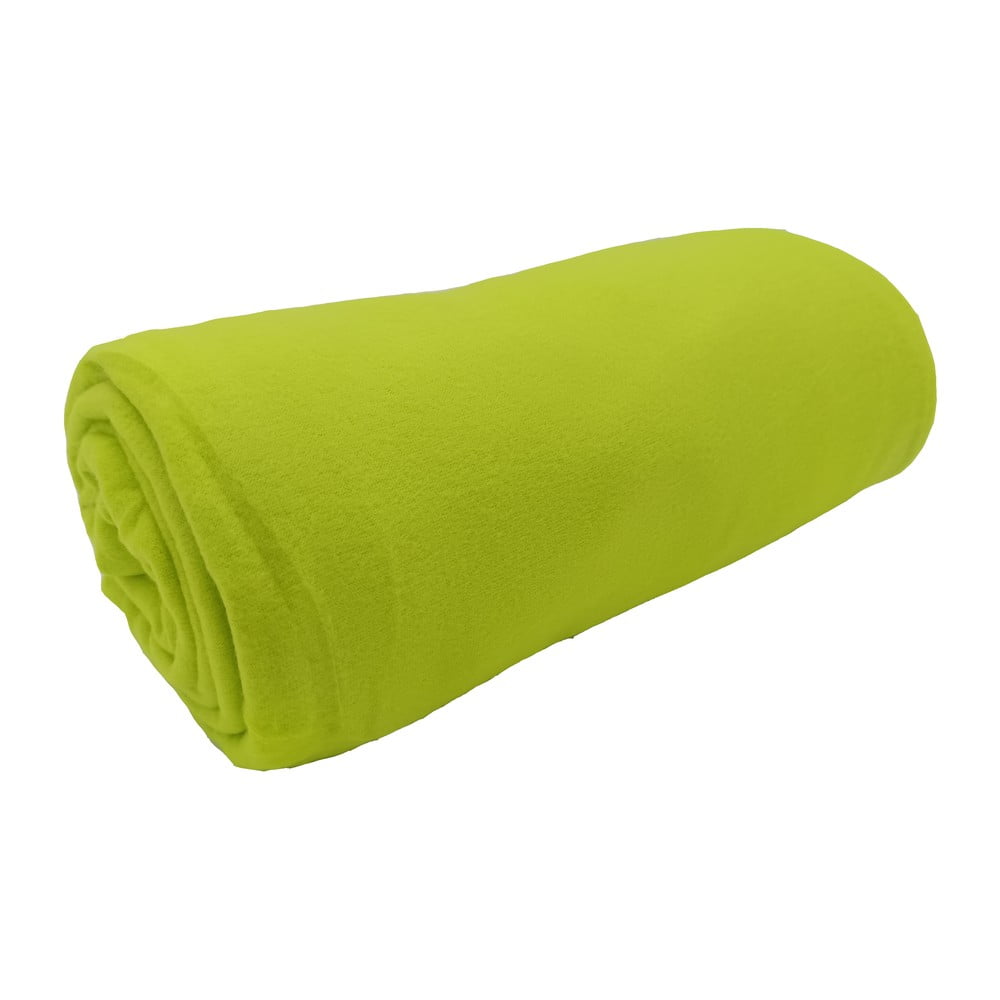 Svetlozelená fleecová deka 150x200 cm Plain – JAHU collections