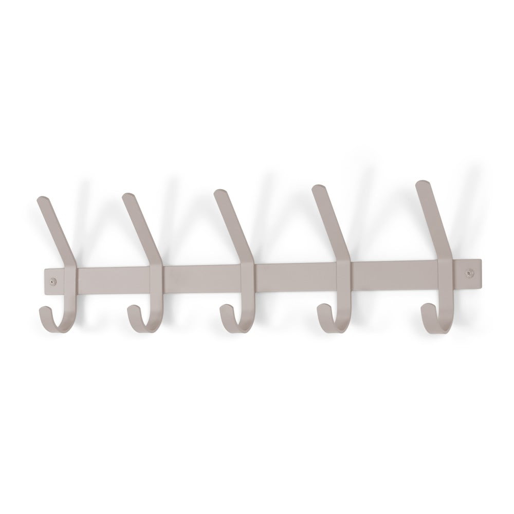 Taupe kovový nástenný vešiak 70 cm Dexter – Spinder Design