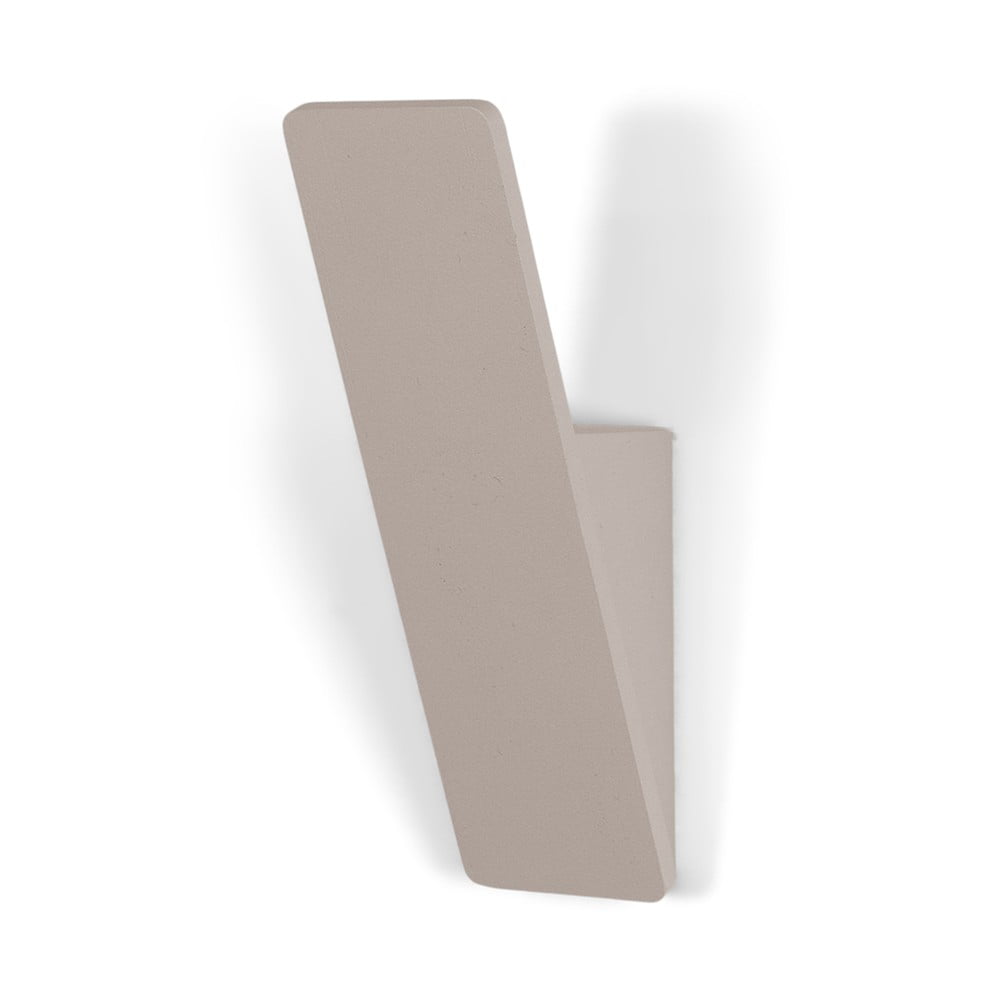Taupe nástenný oceľový háčik Angle – Spinder Design