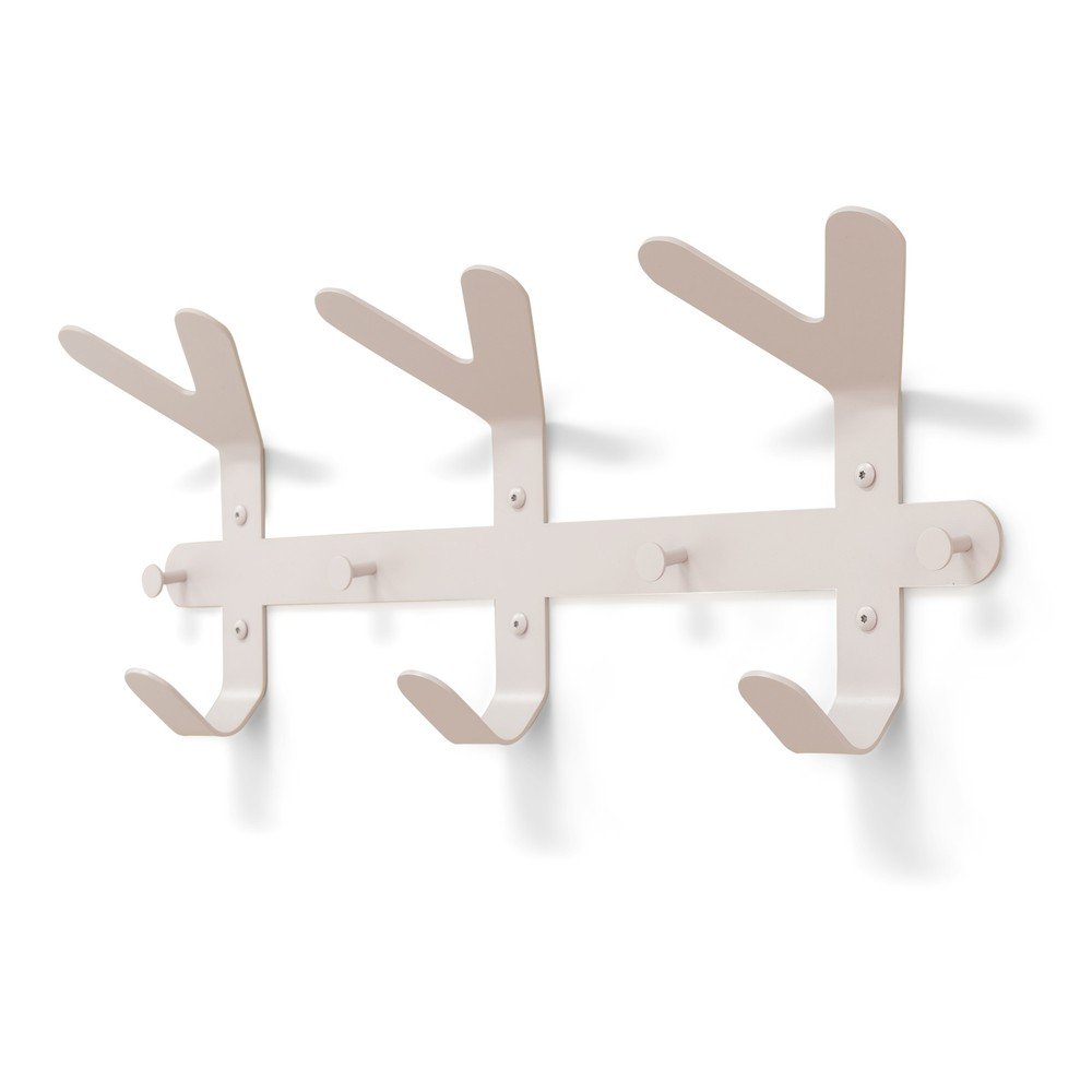 Taupe oceľový nástenný vešiak 66 cm Frondo – Spinder Design