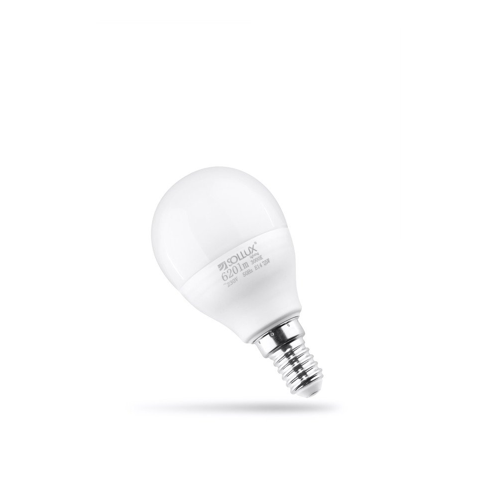 Teplá biela LED žiarovka E14, 7,5 W – Sollux