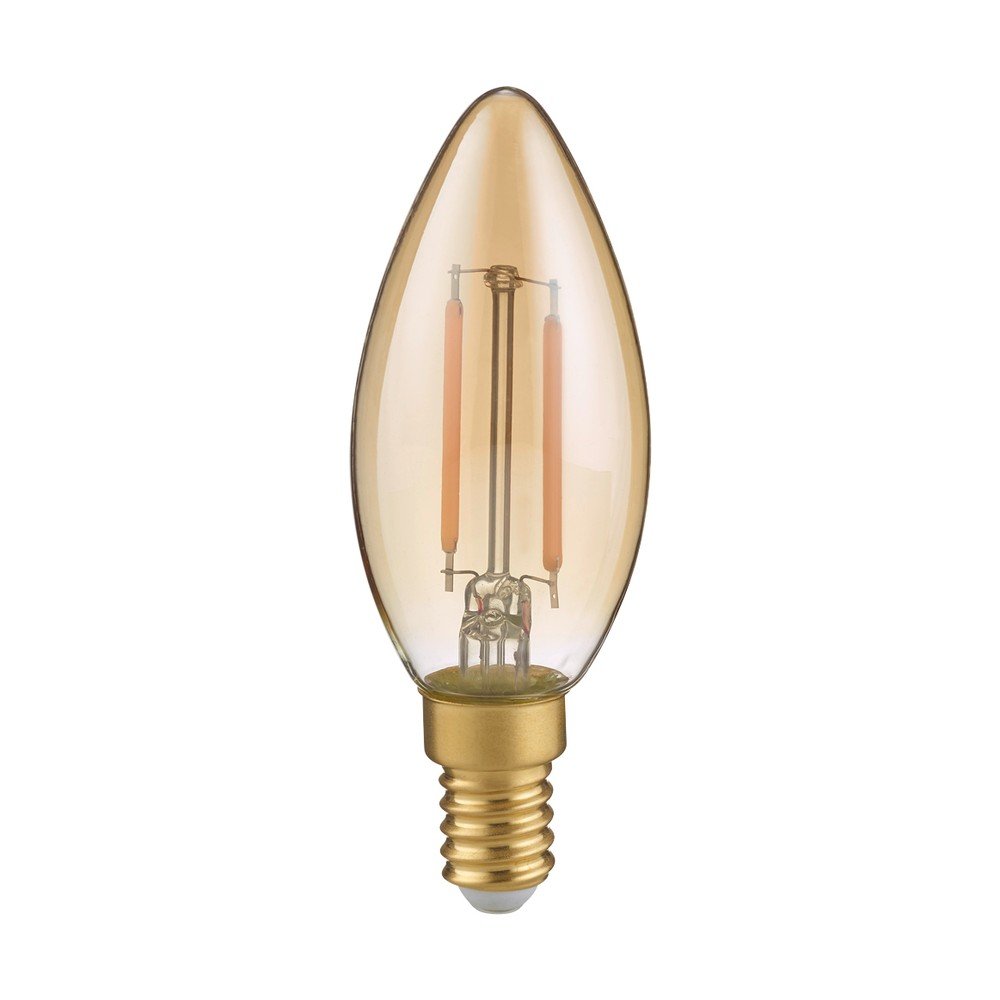 Teplá biela LED/filamentová žiarovka E14, 2 W Kerze – Trio