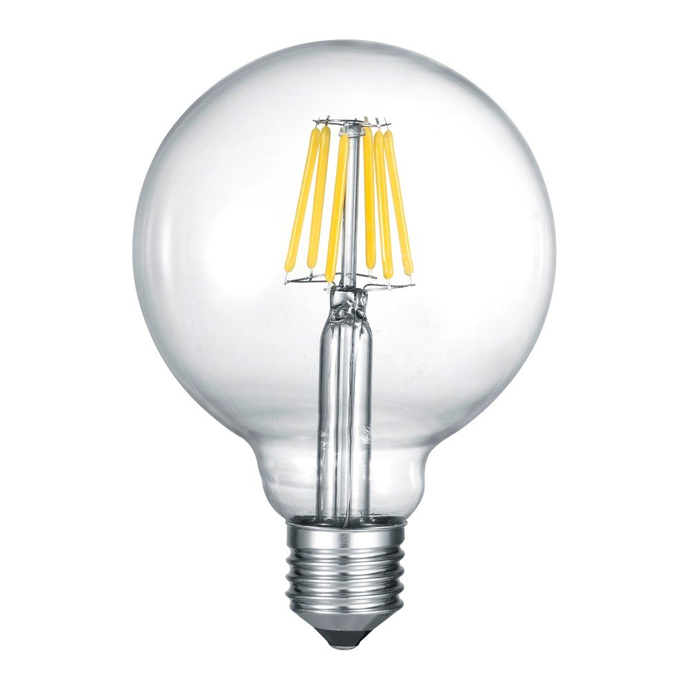 Teplá biela LED/filamentová žiarovka E27, 7 W Globe – Trio