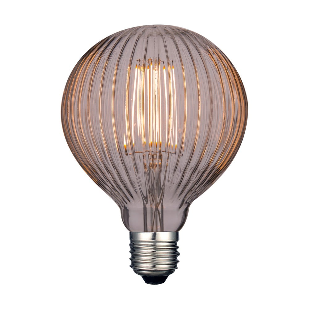 Teplá LED filamentová žiarovka E27, 4 W Lines – Markslöjd