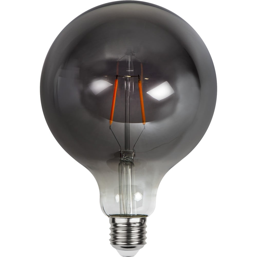 Teplá LED/filamentová žiarovka E27, 2 W Plain Smoke – Star Trading