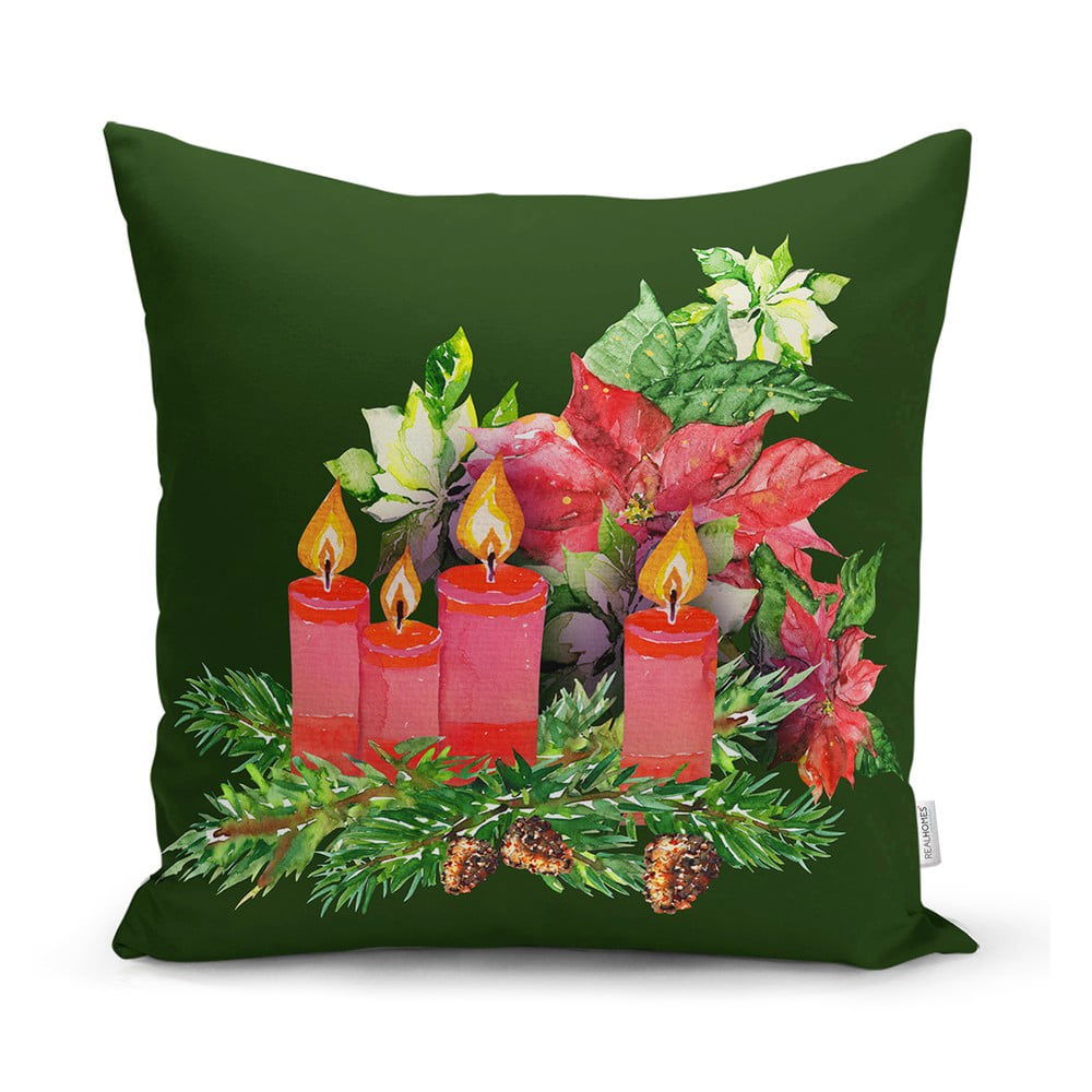 Textilná obliečka na vankúš s vianočným motívom 43x43 cm - Mila Home