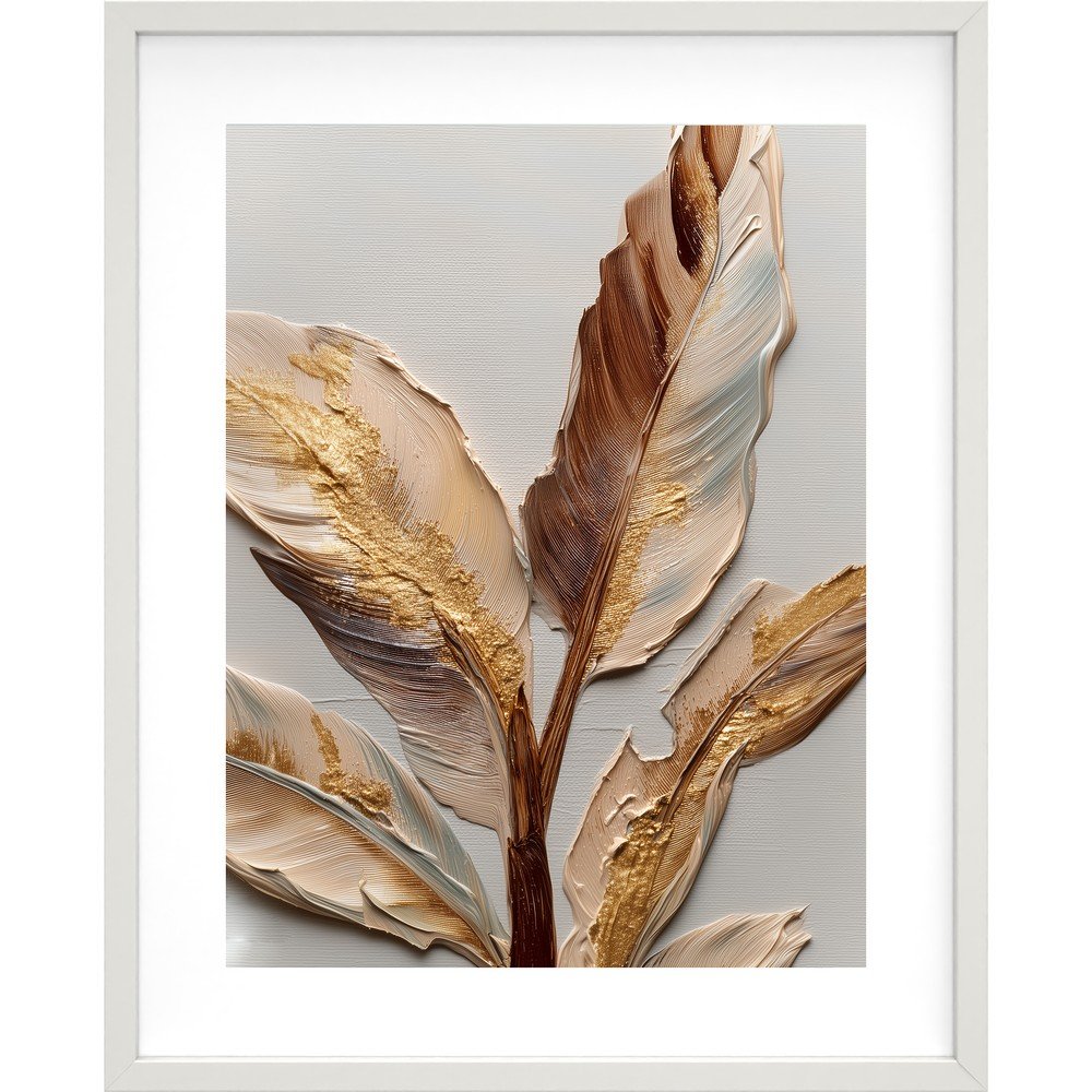 Tlačený obraz s rámom 40x50 cm Golden Strelitzia – Styler