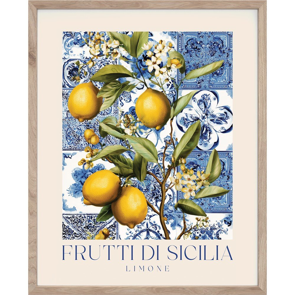 Tlačený obraz s rámom 40x50 cm Sicilia – Styler