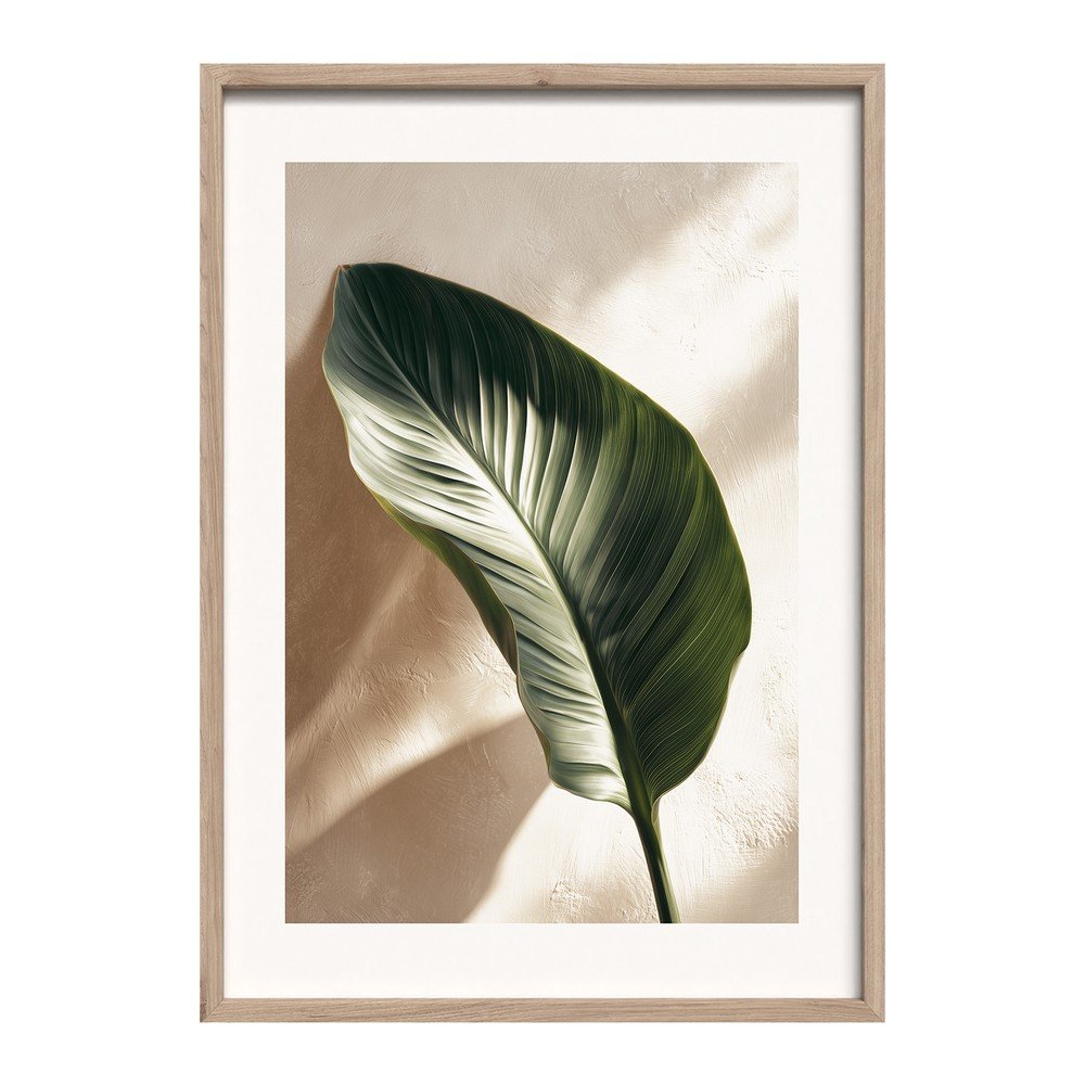Tlačený obraz s rámom 50x70 cm Strelizia Leaf – Styler
