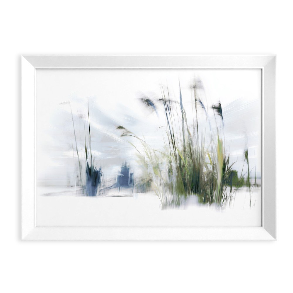 Tlačený obraz s rámom 56x75 cm Blue Grasses – Styler