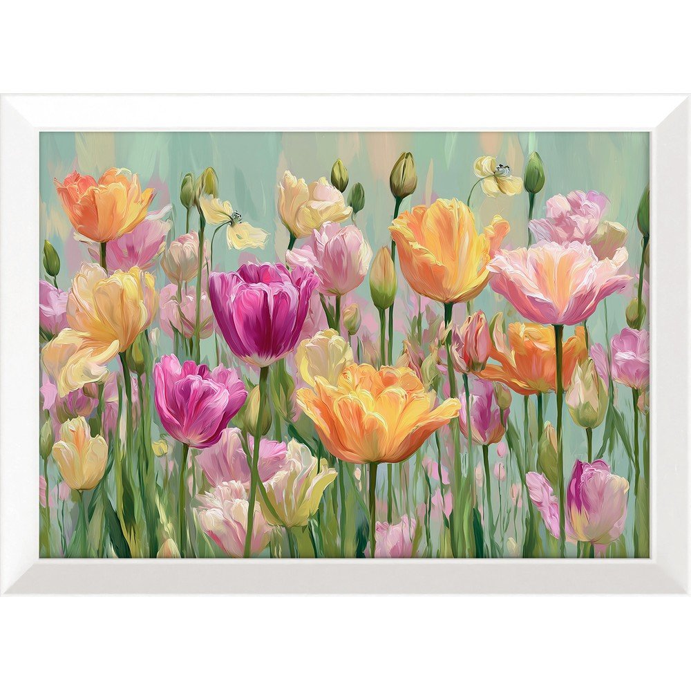Tlačený obraz s rámom 75x56 cm Spring Tulip – Styler