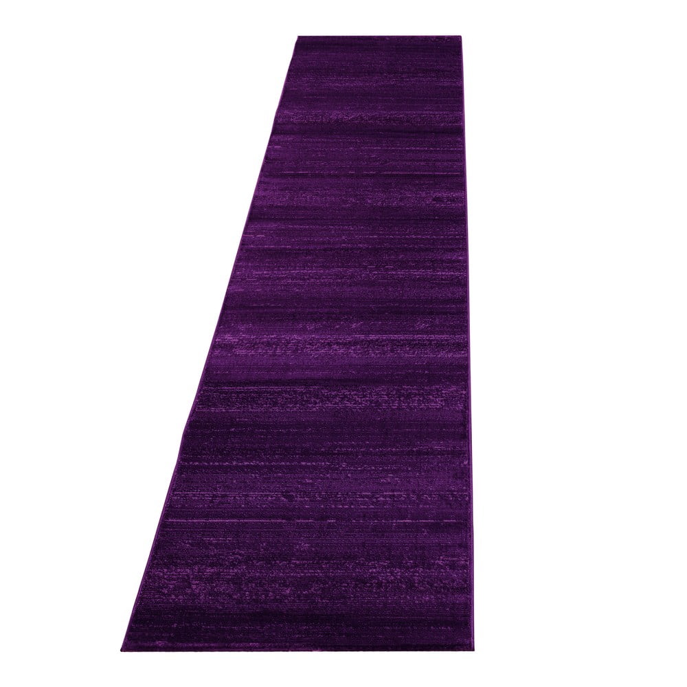 Tmavofialový behúň 80x300 cm Plus – Ayyildiz Carpets