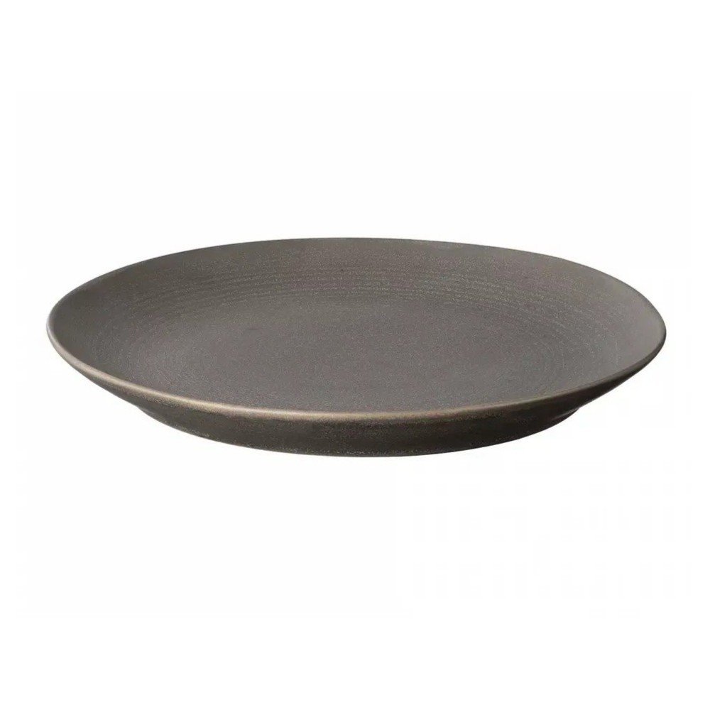 Tmavohnedý keramický tanier ø 26 cm Kumi – Blomus