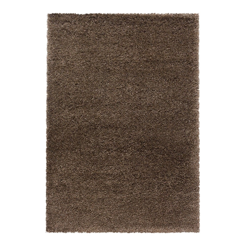 Tmavohnedý koberec 120x170 cm Fluffy – Ayyildiz Carpets