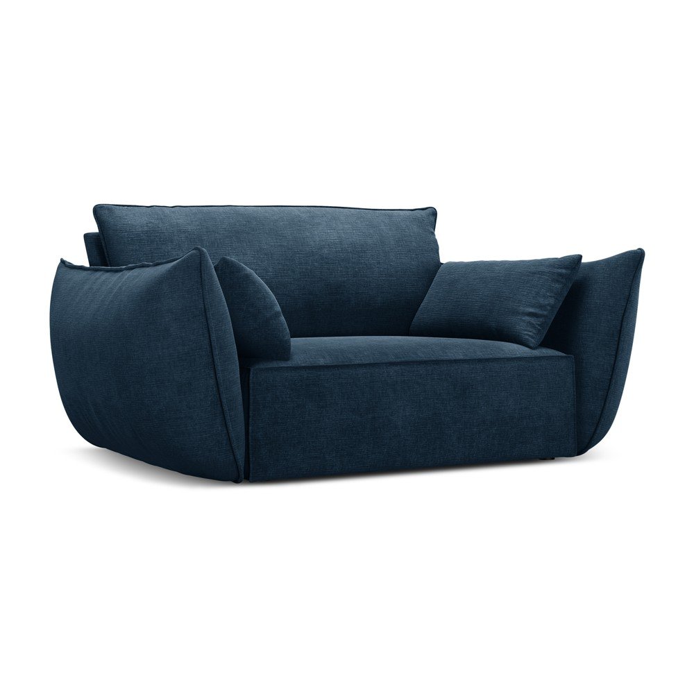 Tmavomodré kreslo Vanda - Mazzini Sofas