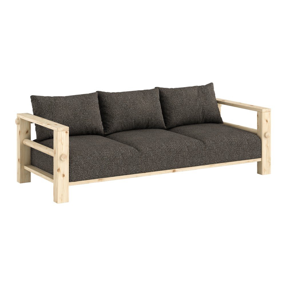 Tmavosivá pohovka 225 cm Bare – Karup