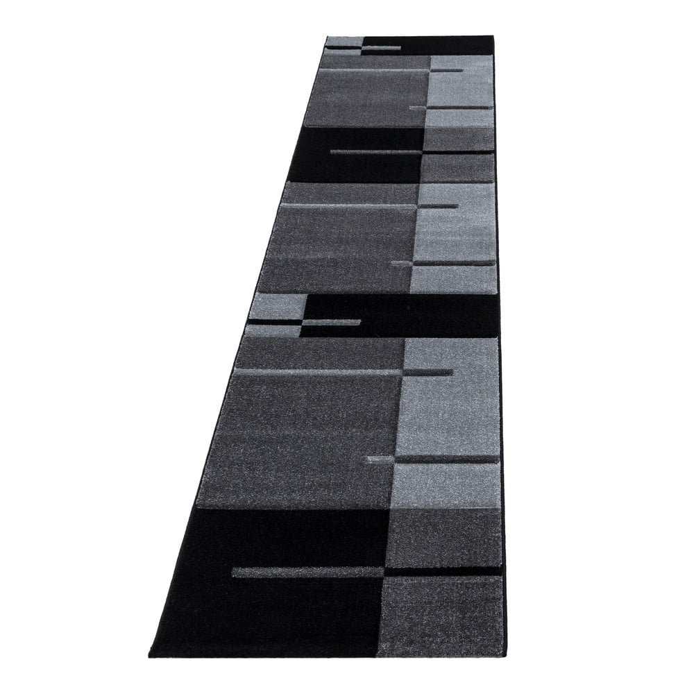 Tmavosivý behúň 80x300 cm Hawaii – Ayyildiz Carpets