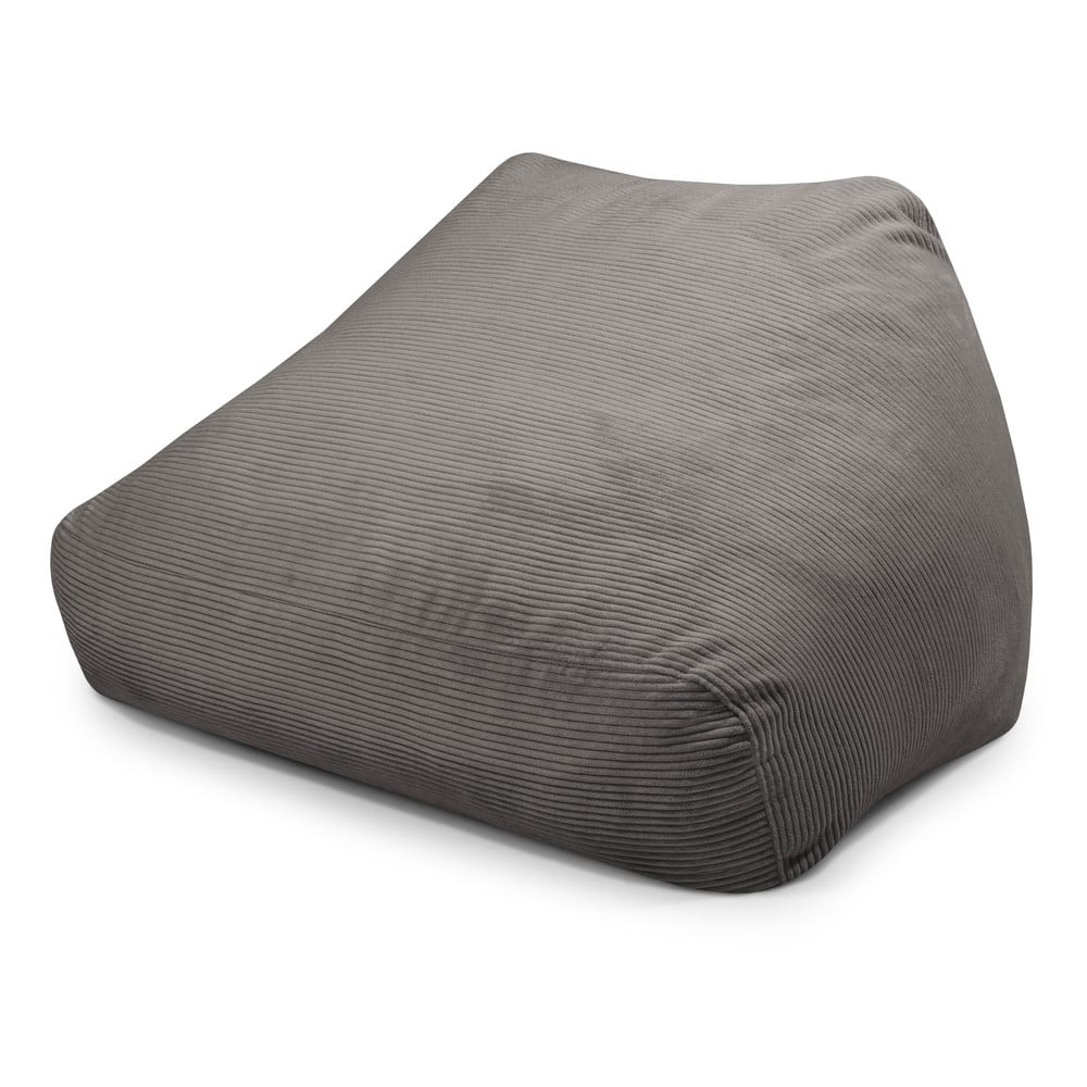 Tmavosivý menčestrový sedací vak Sofa Snug – SLOWDOWN