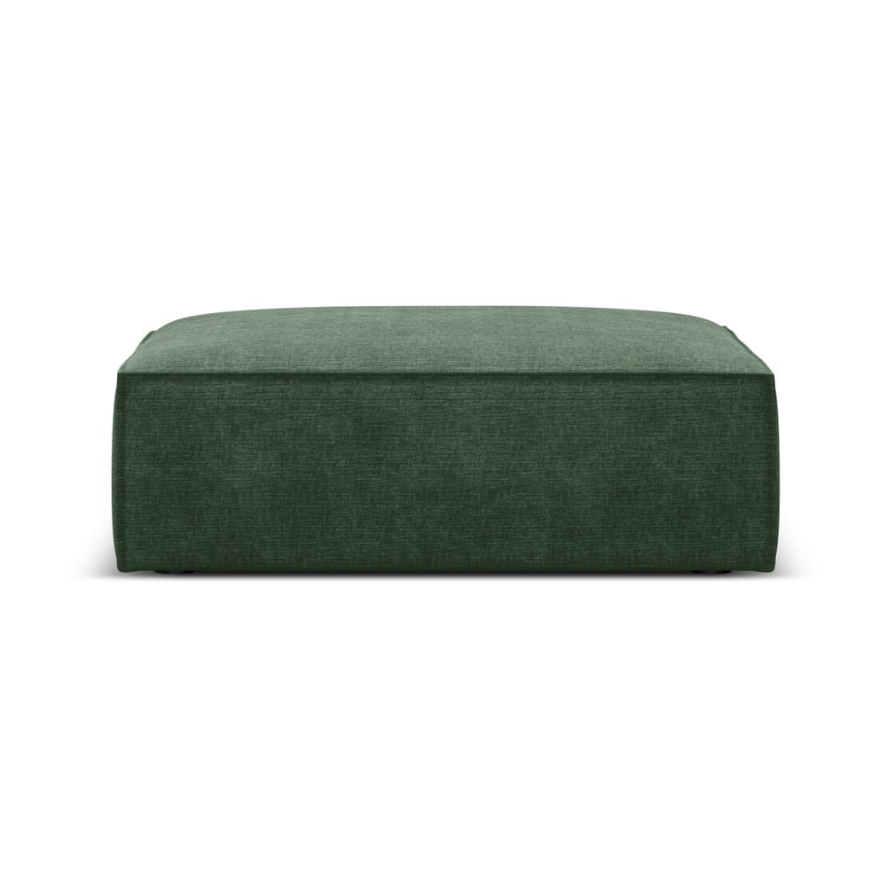 Tmavozelená ženilková podnožka Vanda – Mazzini Sofas