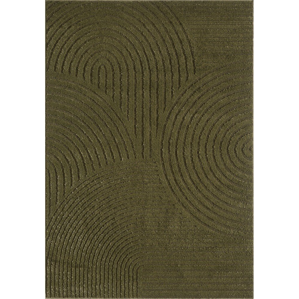Tmavozelený koberec 120x170 cm Whirl – ESTE