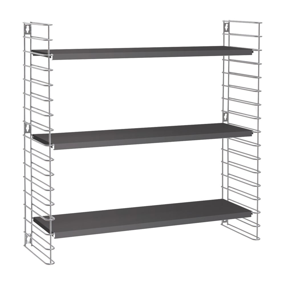 Trojposchodový regál Metaltex Libro, šírka 70 cm