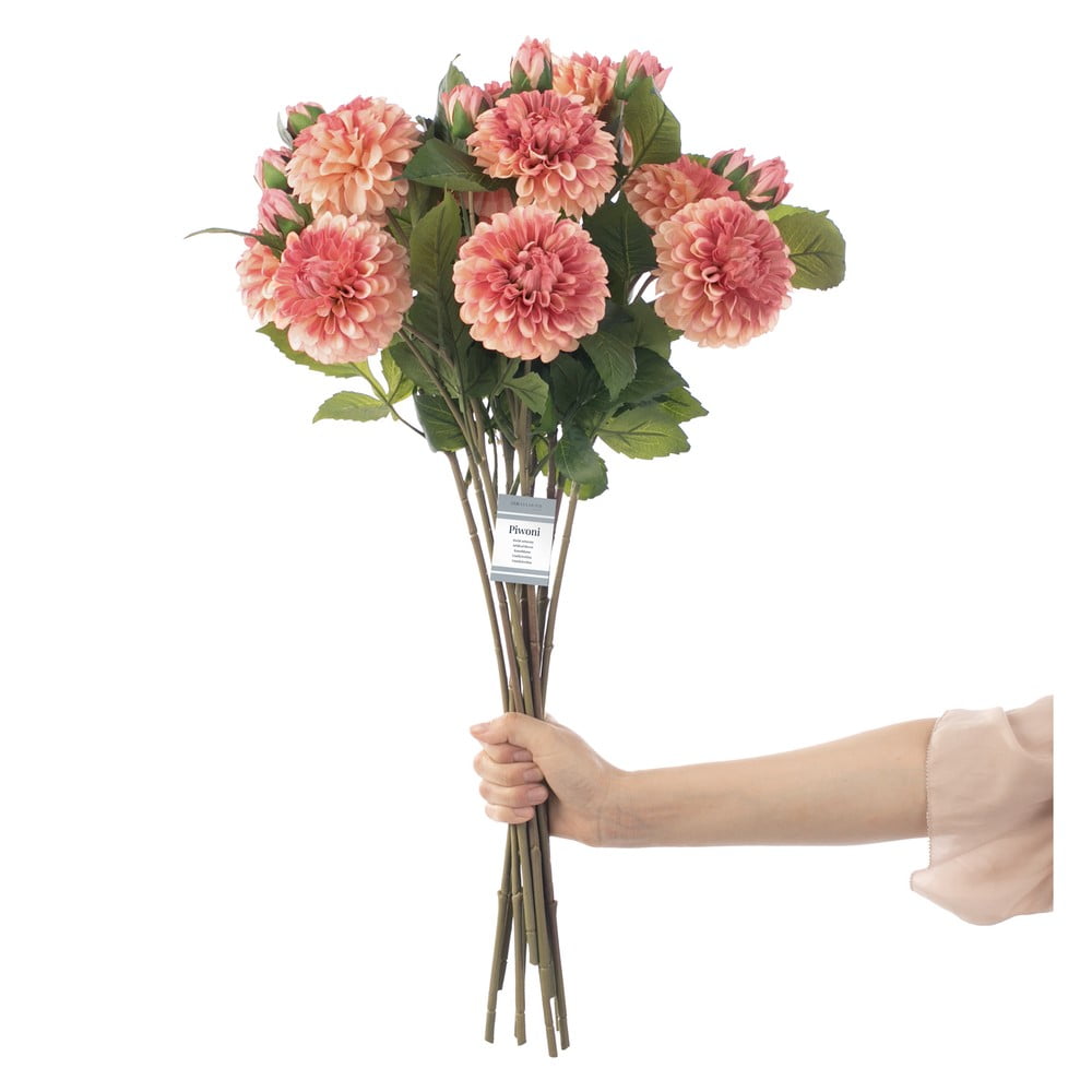 Umelé kvety v súprave 10 ks (výška  62 cm) Dahlia – Restilo