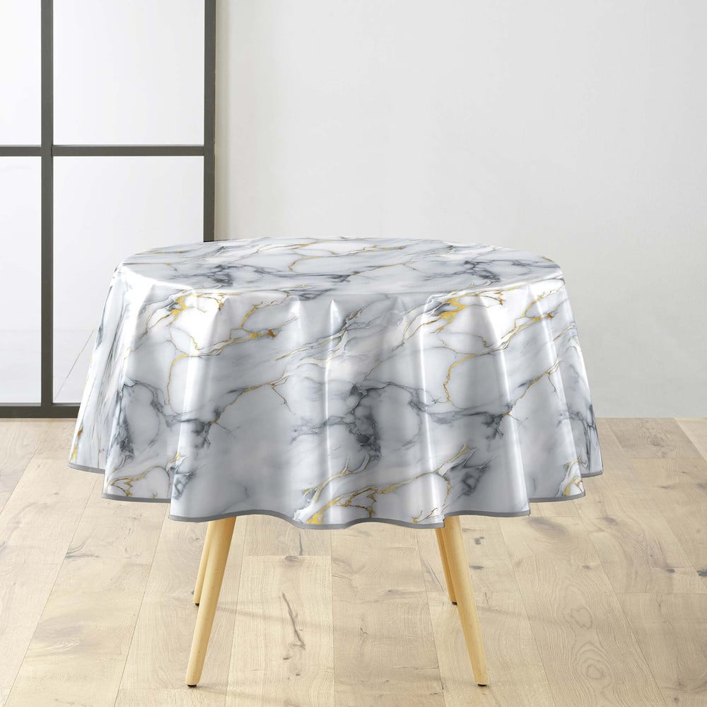 Umývateľný obrus ø 160 cm Marquina – douceur d'intérieur