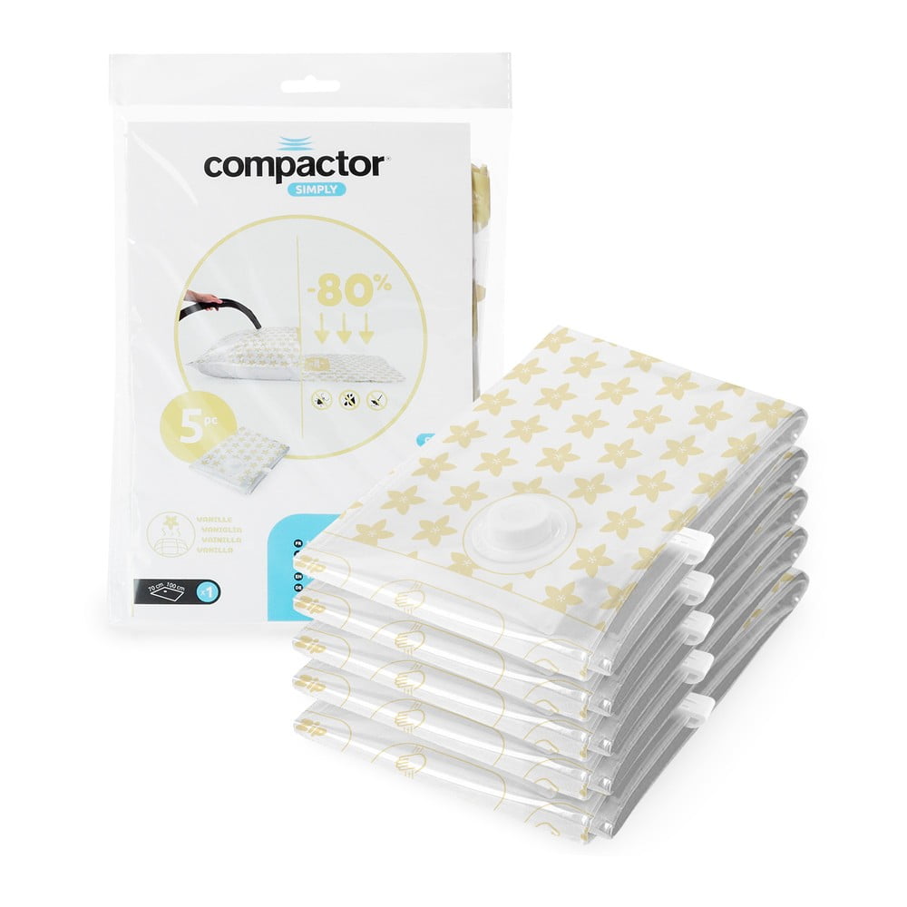 Vákuové vrecia v súprave 5 ks Compress Vanilla – Compactor