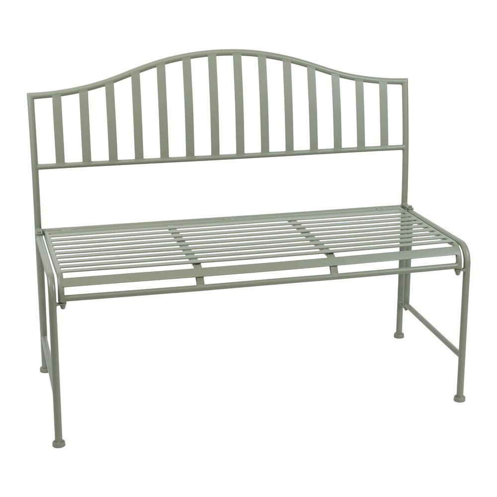 Zelená kovová záhradná lavica – Esschert Design