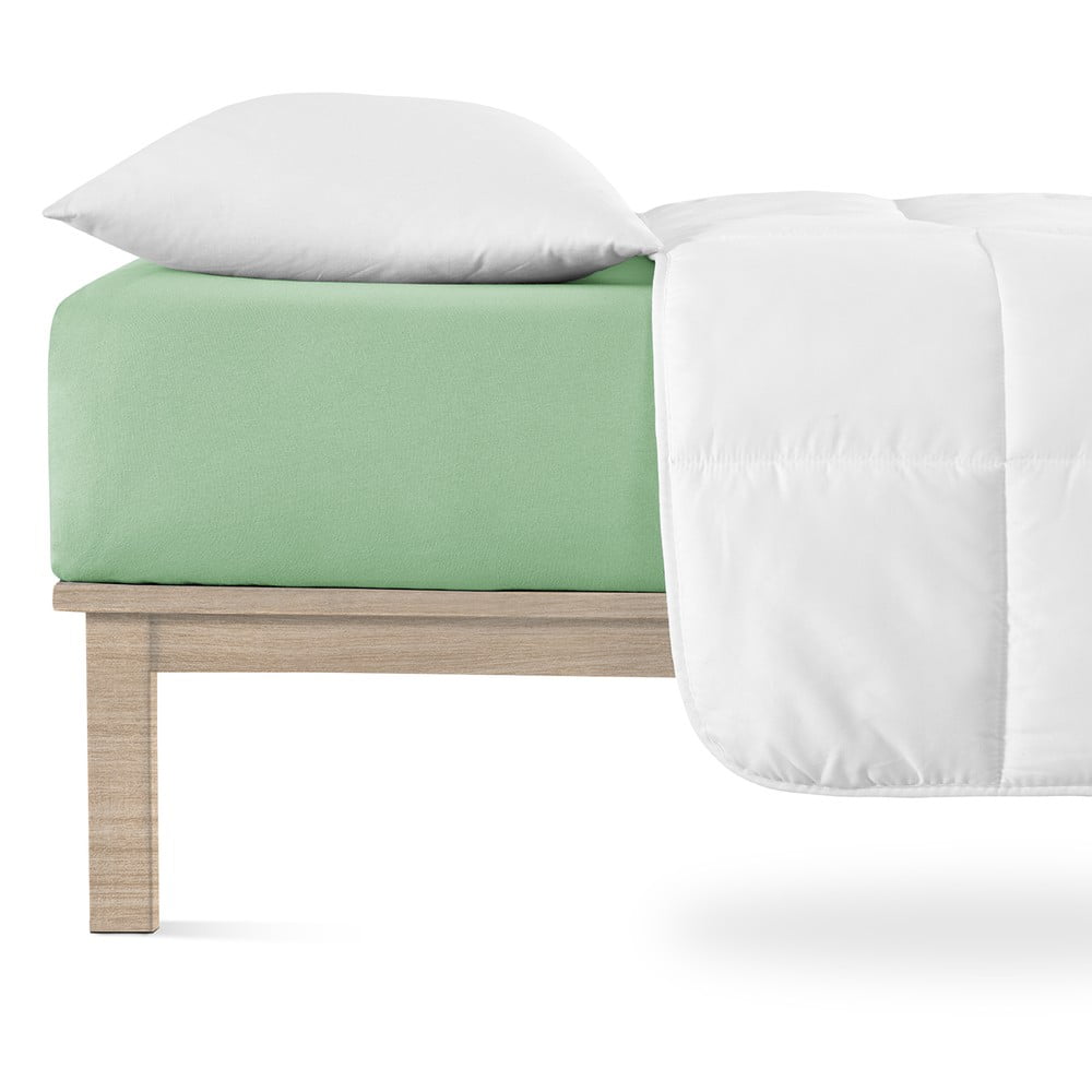 Zelená napínacia plachta jersey 180x200 cm Boxspring – Andrea Simone
