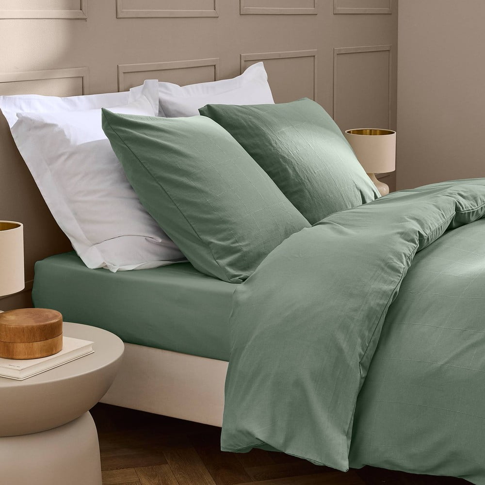 Zelená plachta 160x200 cm Linella – douceur d'intérieur