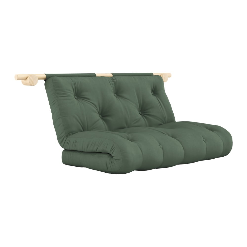 Zelená rozkladacia pohovka 135 cm Hooked – Karup Design