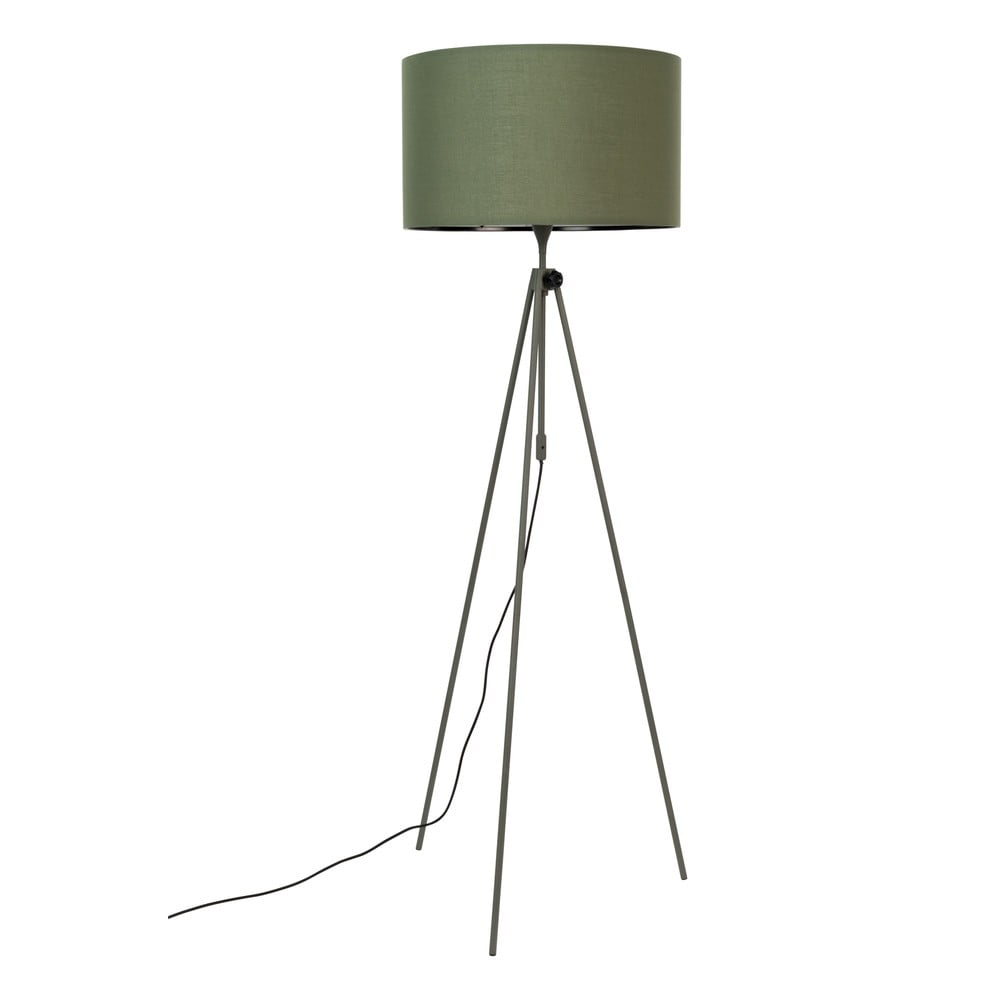 Zelená stojacia lampa Zuiver Lesley