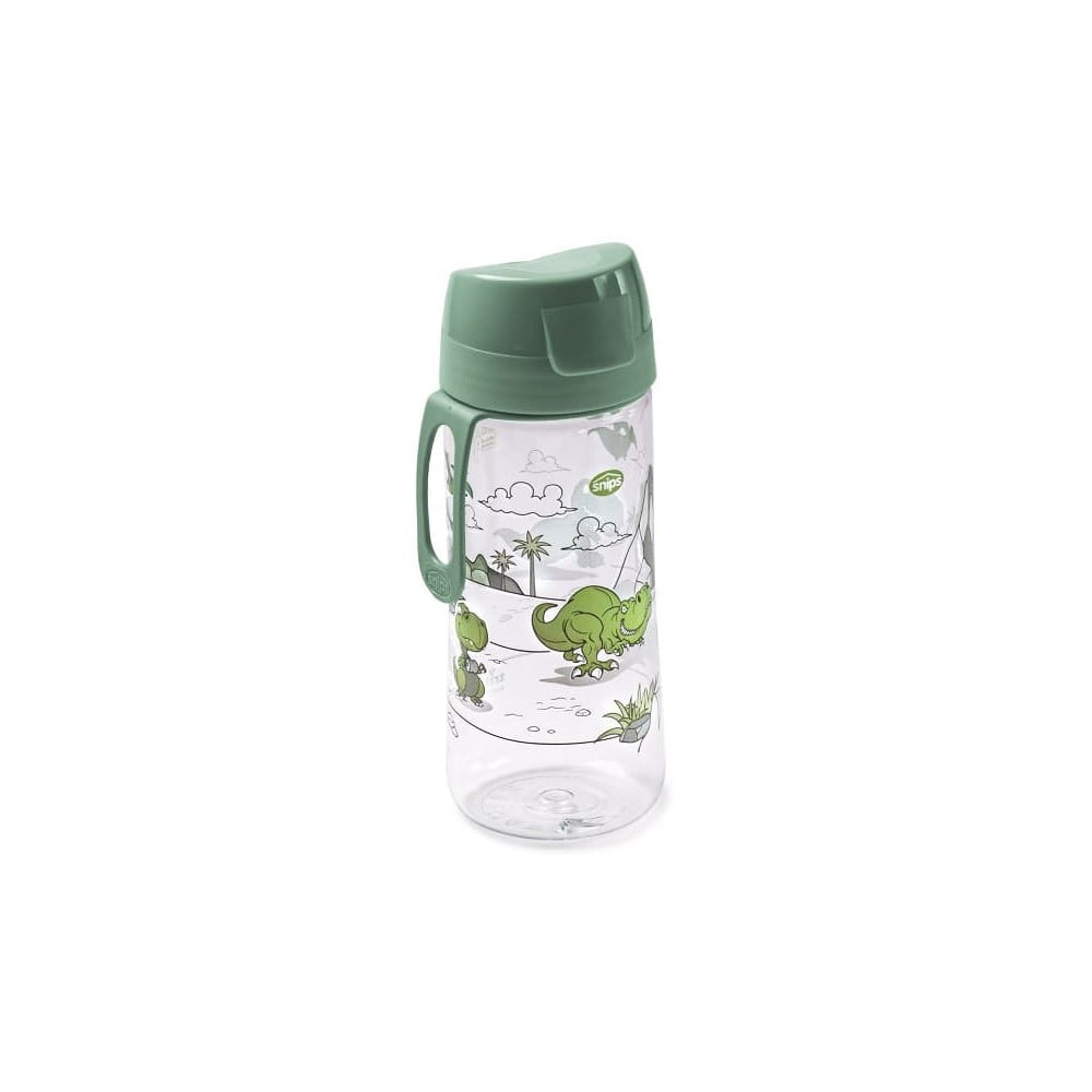 Zelená tritanová detská fľaša 500 ml Dinosaur – Snips