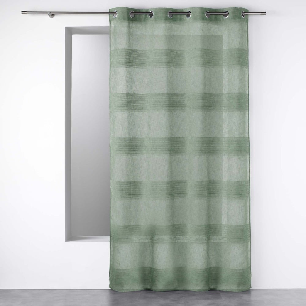 Zelená záclona 140x280 cm Terraza – douceur d'intérieur